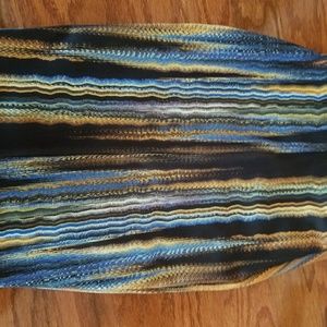 H&M pencil skirt multicolor super cute size XS